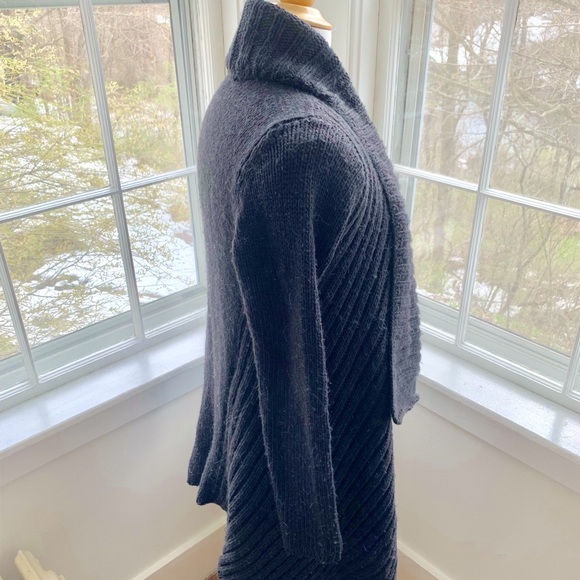 EXPRESS chunky ribbed open waterfall cardigan - Picture 4 of 8